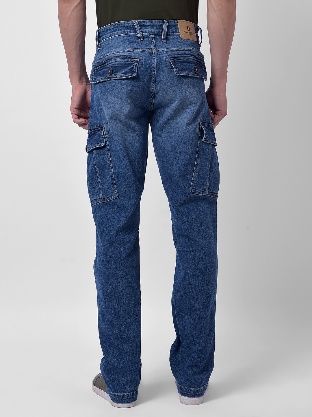 Numero Uno Men Regular Fit Mid Rise Sustainable Jeans